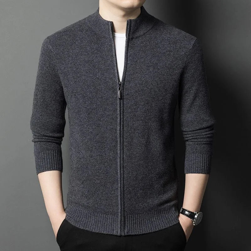Wool Zip Cardigan — image 1