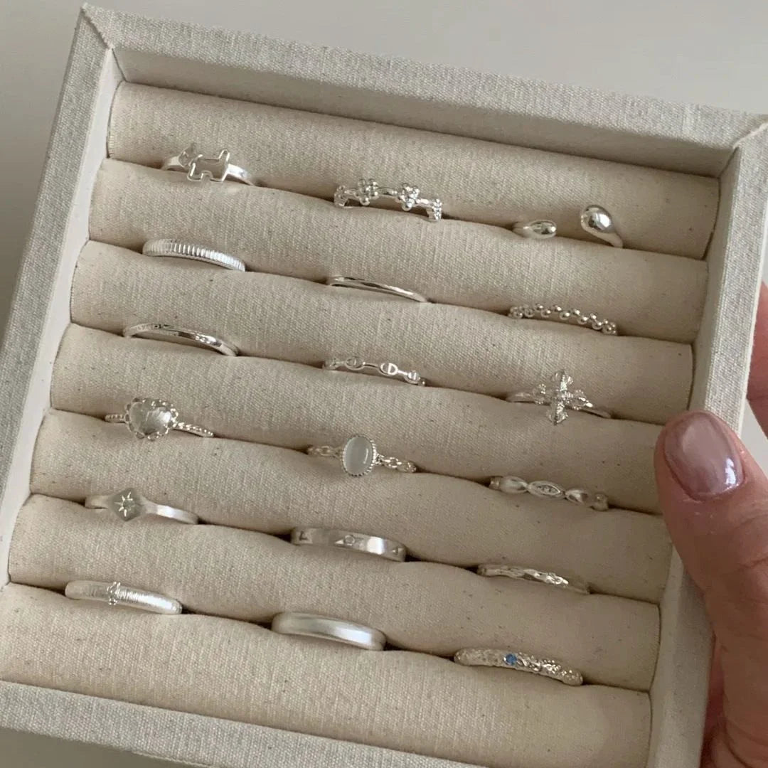 Sterling Silver Band Collection — image 1