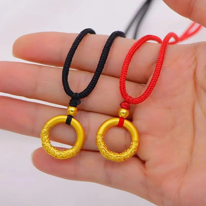 Gilded Circle Amulet — image 1