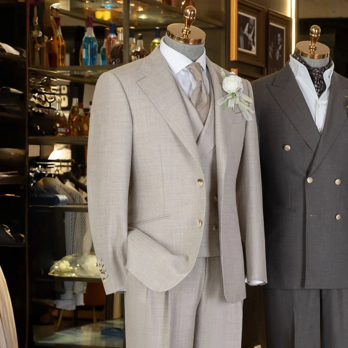 Three-Piece Wool Suit — image 1