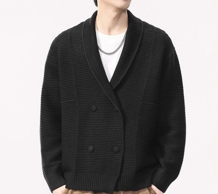 Double-Breasted Knit Cardigan — image 2