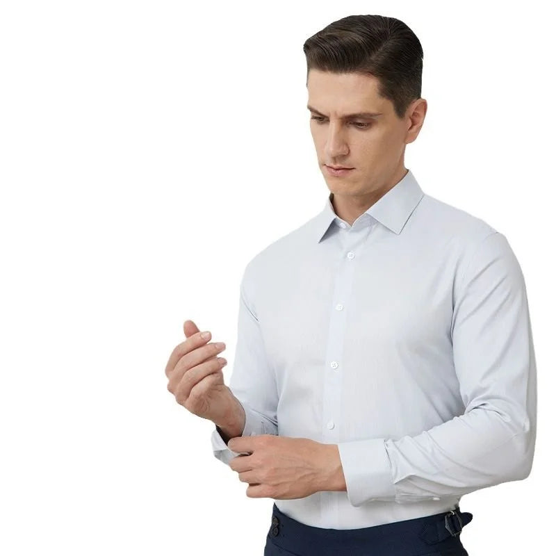 Silk-Blend Dress Shirt — image 4