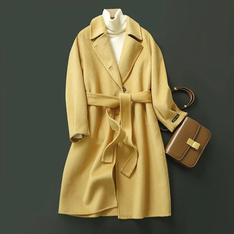 Belted Wool Wrap Coat — image 4