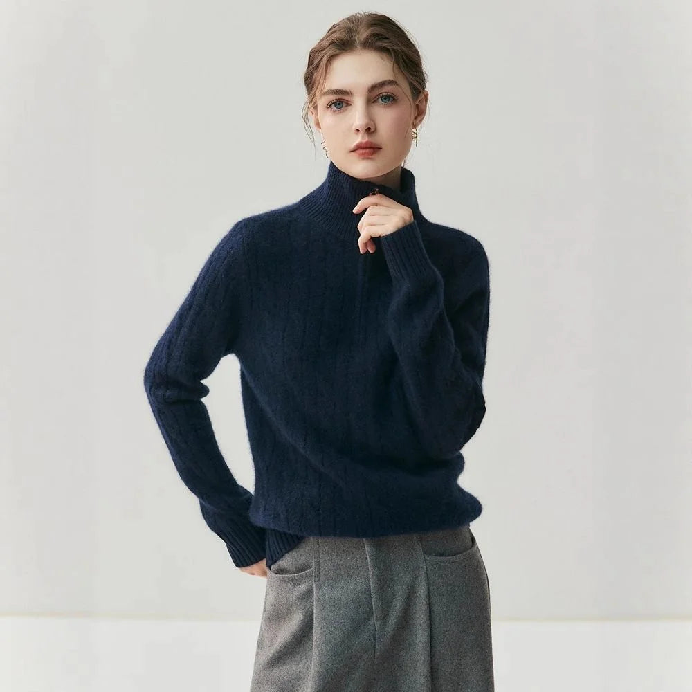 Half-Zip Cashmere Sweater — image 6