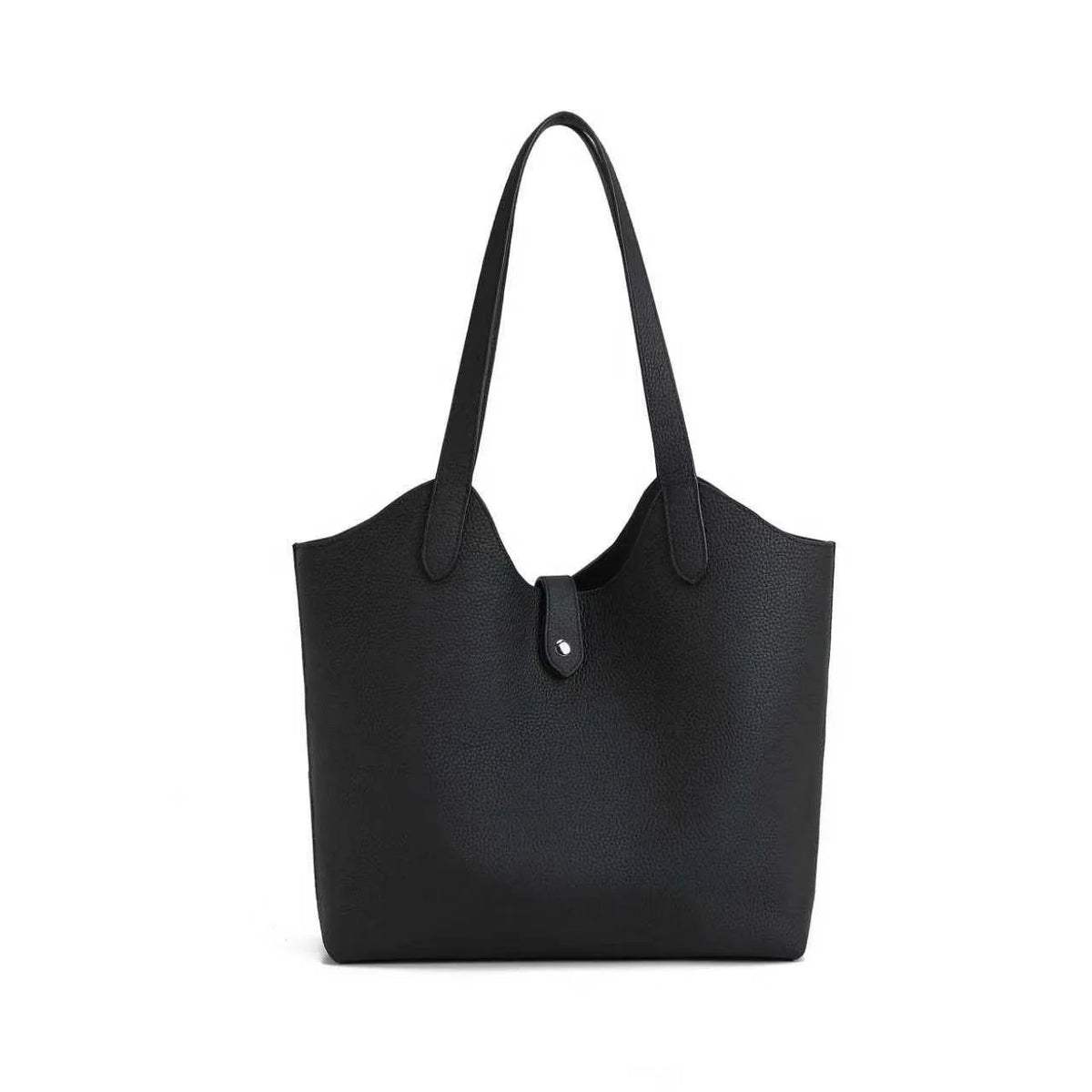 Pebbled Leather Shopper Tote — image 3