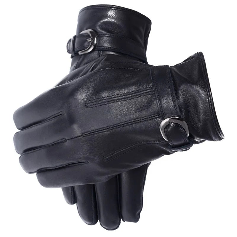 Sheepskin Strap-Cuff Glove — image 6
