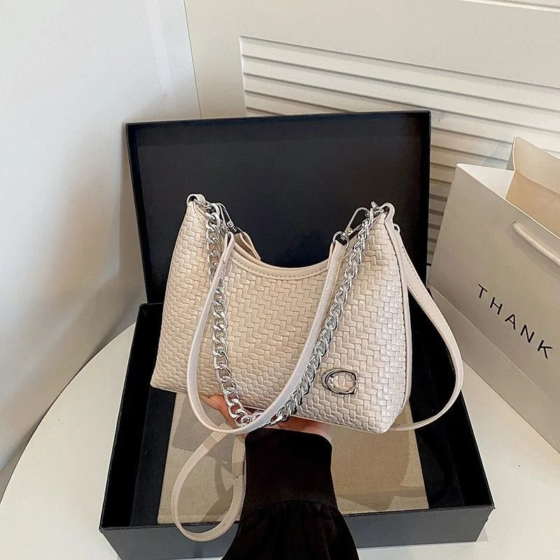 Woven Chain Underarm Bag — image 1