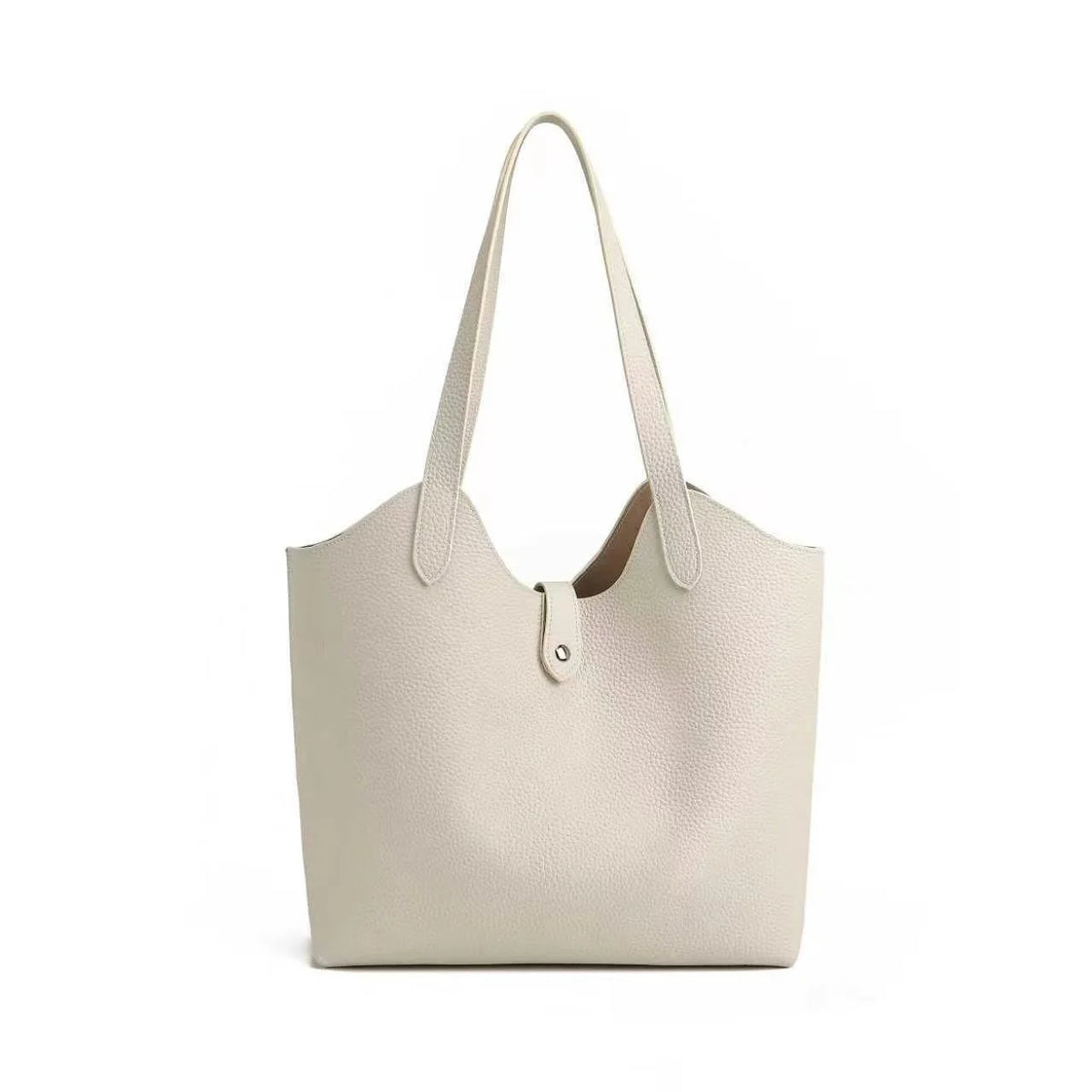 Pebbled Leather Shopper Tote — image 4