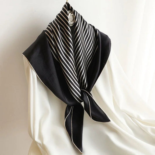 Striped Silk Square — image 1
