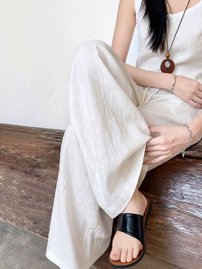 Lyocell-Blend Wide-Leg Trouser — image 1