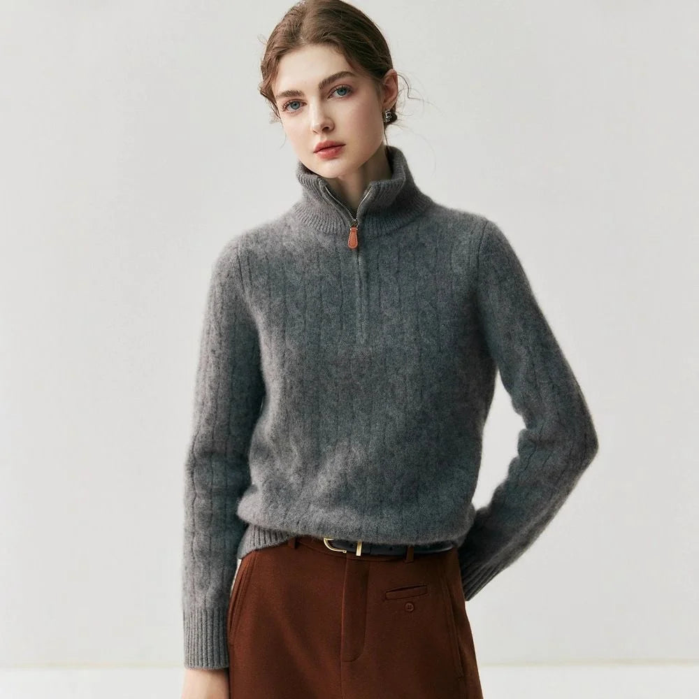 Half-Zip Cashmere Sweater — image 1