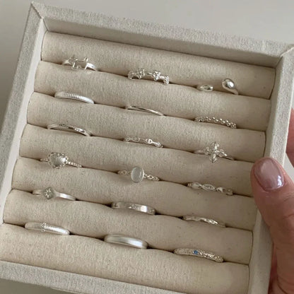Sterling Silver Band Collection — image 1