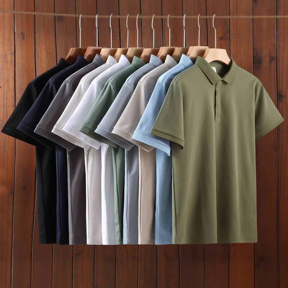 Sorona-Cotton Piqué Polo — image 1