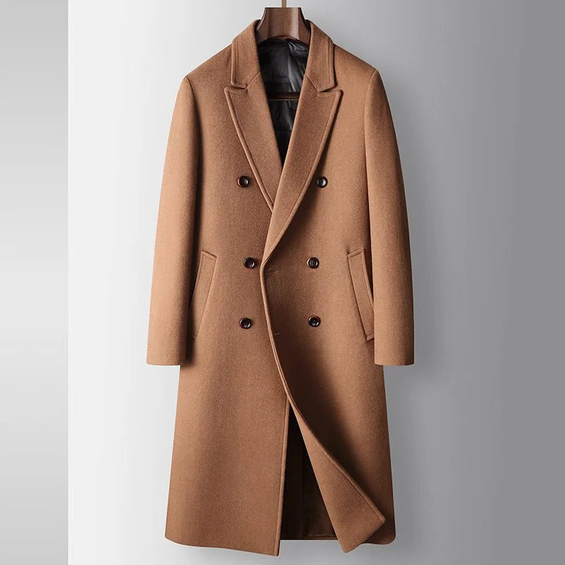 Down-Lined Wool Overcoat — image 1