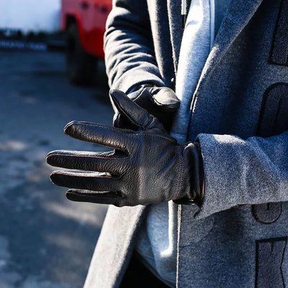 Sheepskin Strap-Cuff Glove — image 1