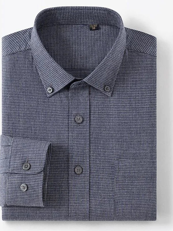 Houndstooth Wool-Blend Shirt — image 2