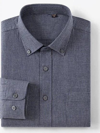 Houndstooth Wool-Blend Shirt — image 2