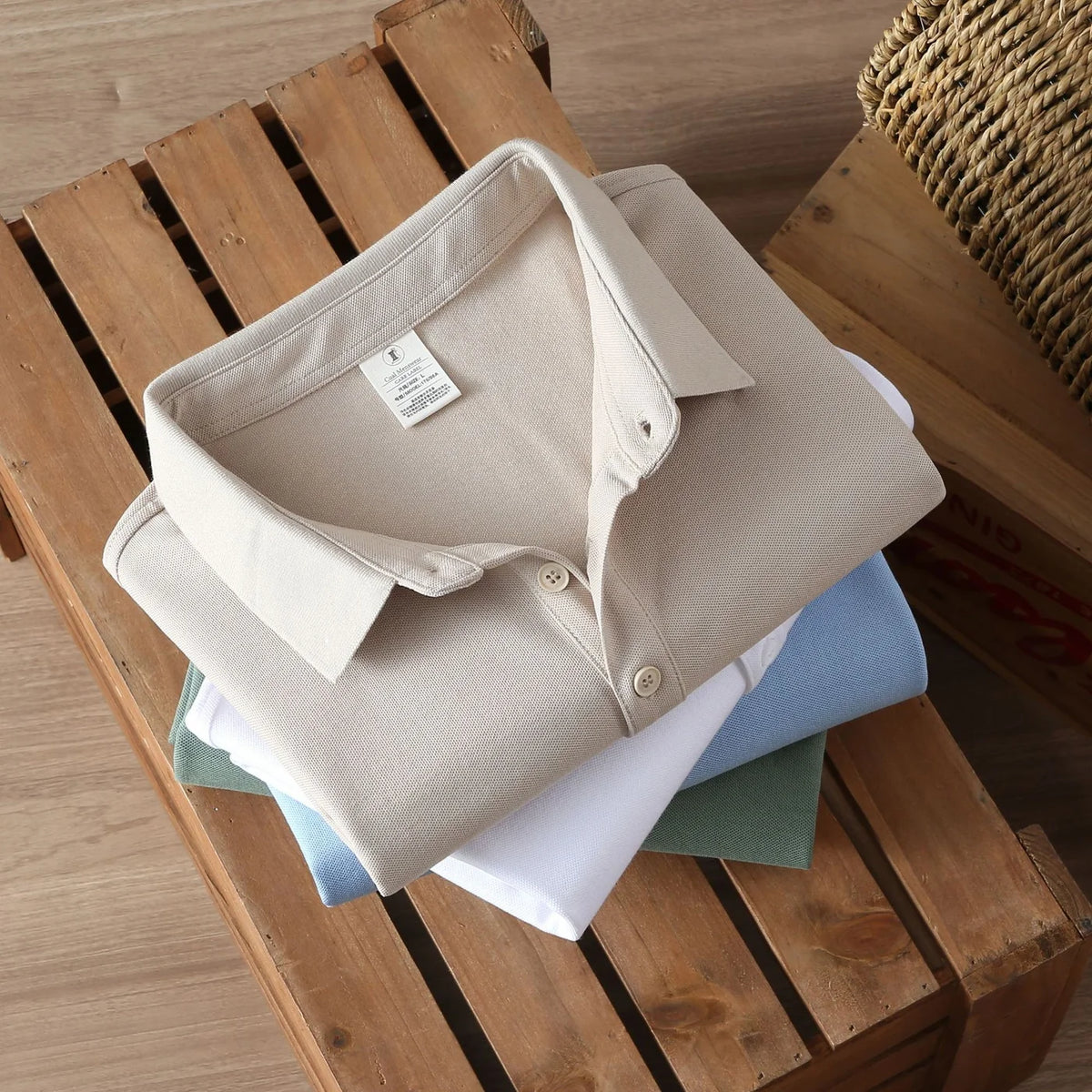 Sorona-Cotton Piqué Polo — image 2