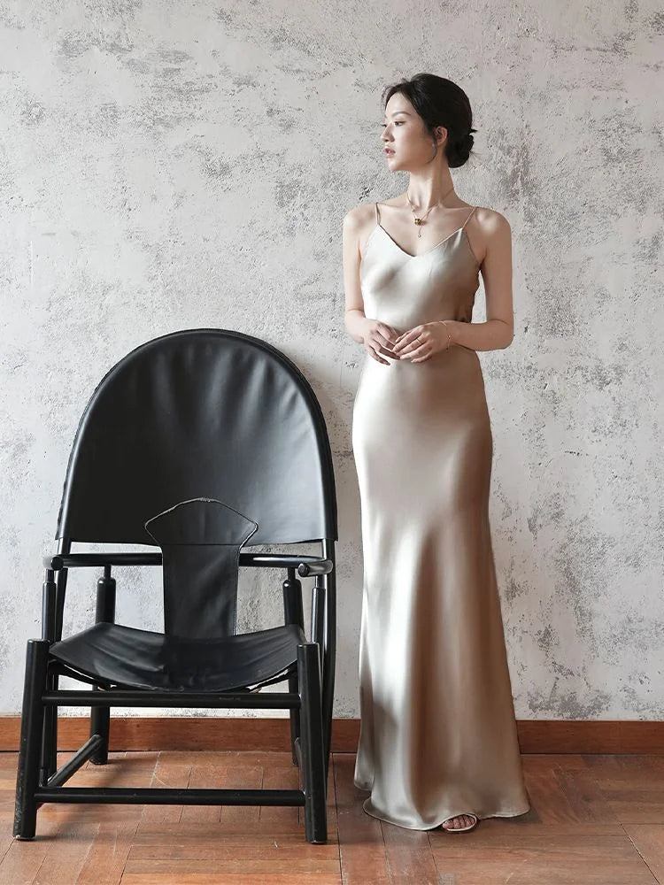 Bias-Cut Triacetate Slip Dress — image 2