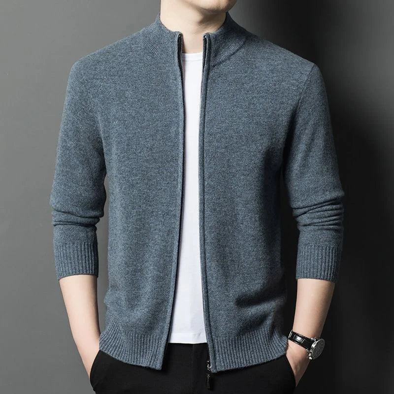 Wool Zip Cardigan — image 2