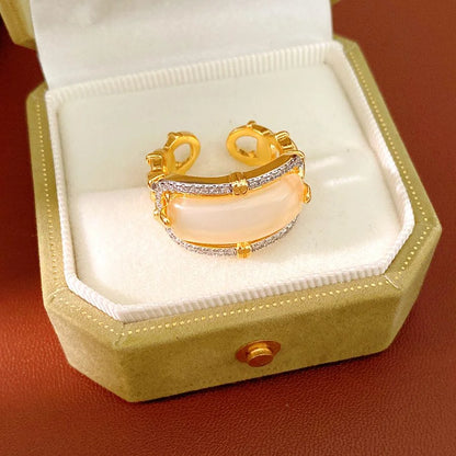 Sugar-Cube Enamel Ring — image 2