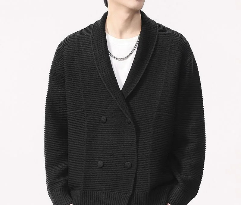 Double-Breasted Knit Cardigan — image 3