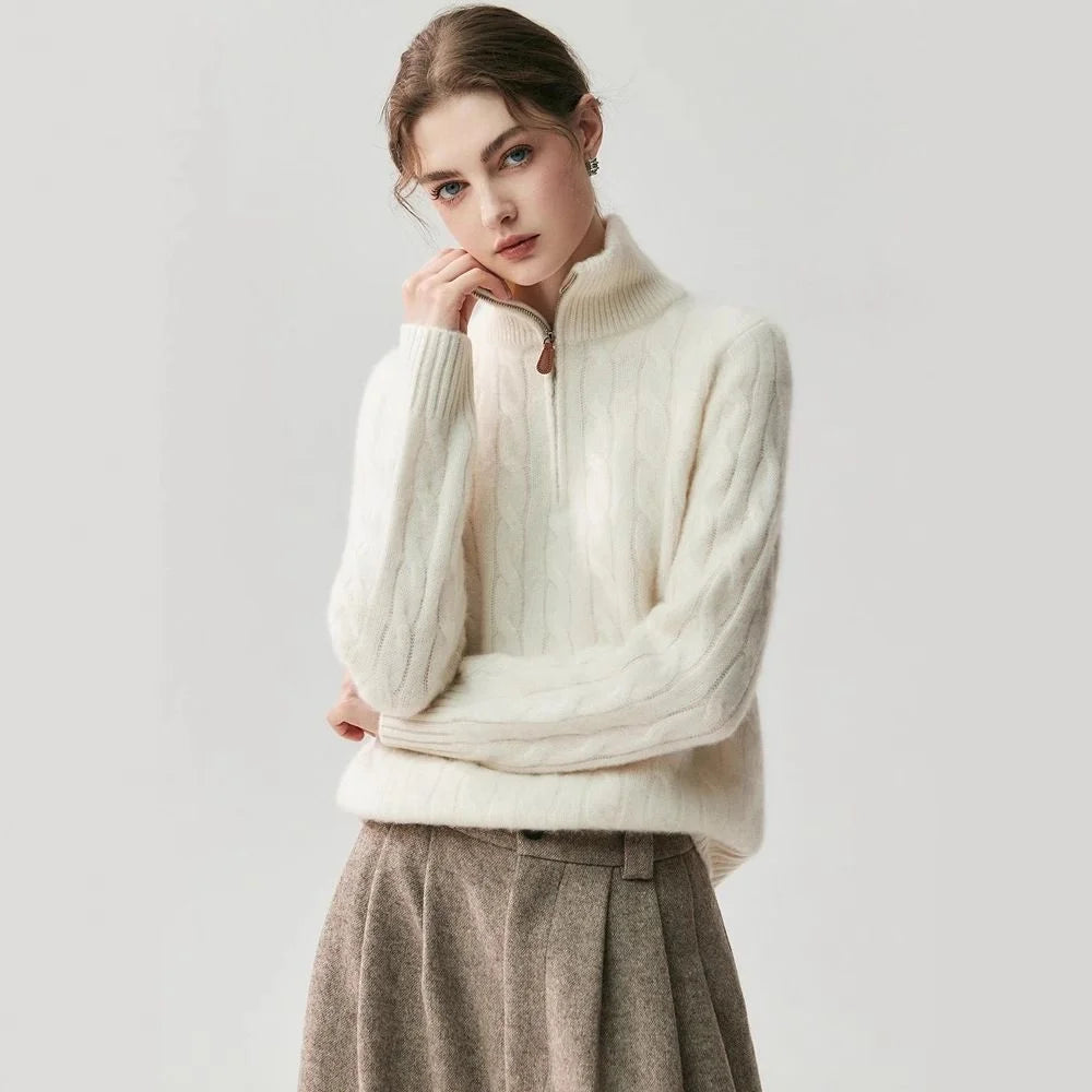 Half-Zip Cashmere Sweater — image 3