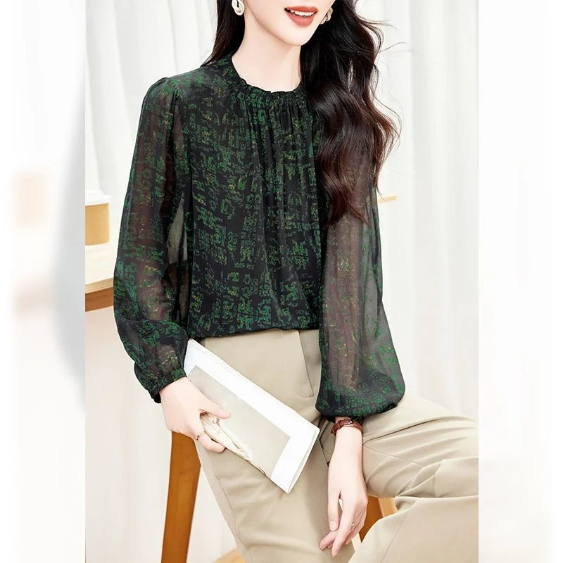 Crepe Silk Print Shirt — image 3