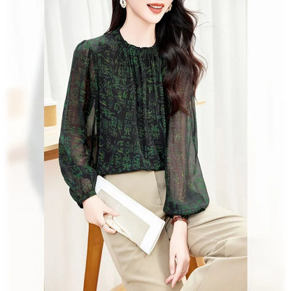 Crepe Silk Print Shirt — image 3