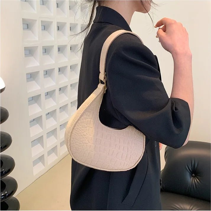 Felt Crescent Underarm Bag — image 3
