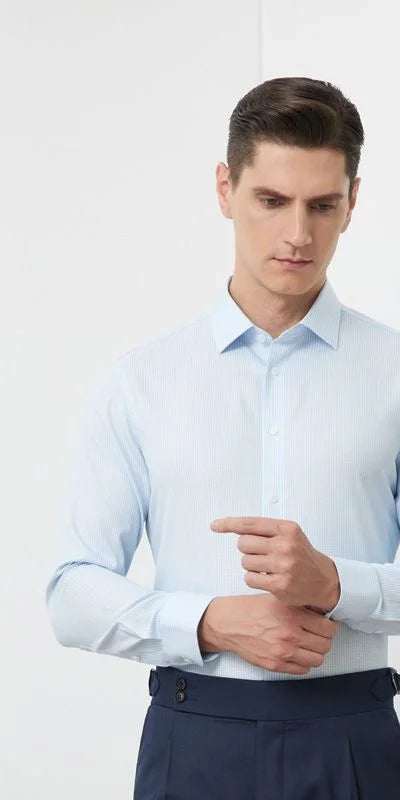 Silk-Blend Dress Shirt — image 3