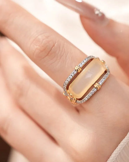 Sugar-Cube Enamel Ring — image 3