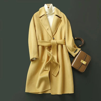 Belted Wool Wrap Coat — image 4