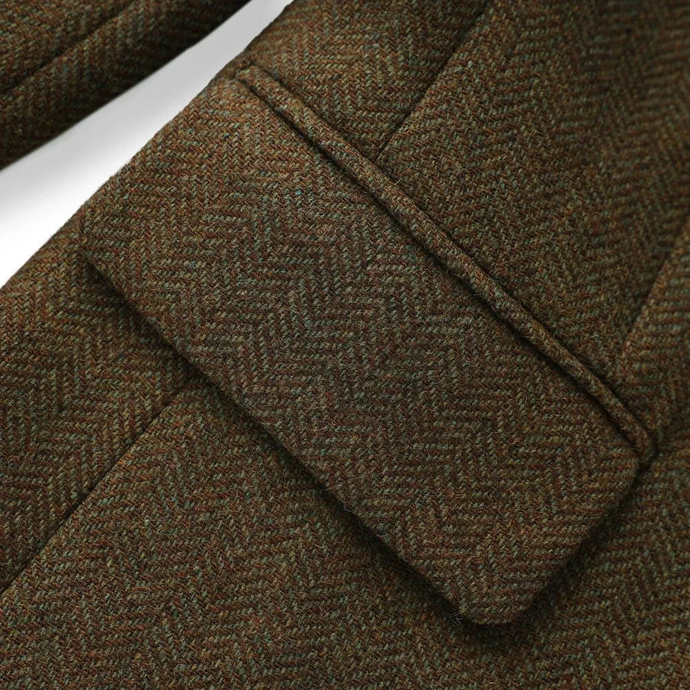 Herringbone Wool-Blend Blazer — image 4