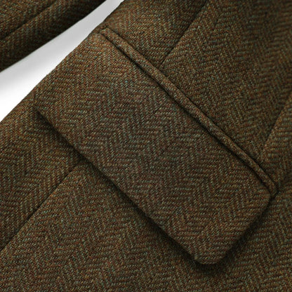 Herringbone Wool-Blend Blazer — image 4