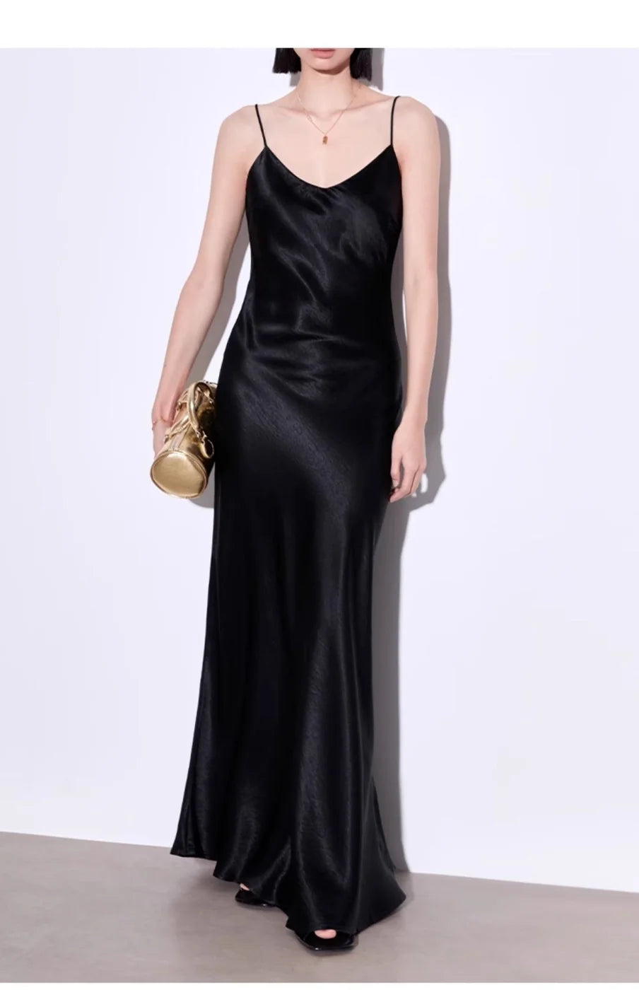 Bias-Cut Triacetate Slip Dress — image 4