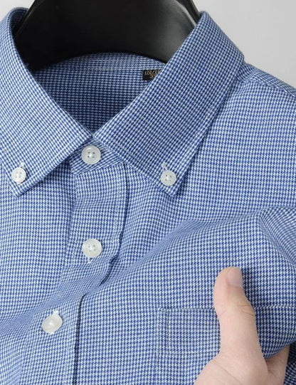 Houndstooth Wool-Blend Shirt — image 4