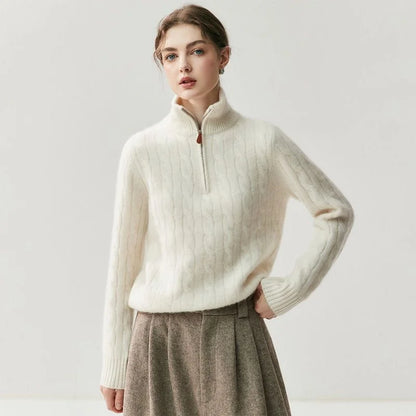 Half-Zip Cashmere Sweater — image 4