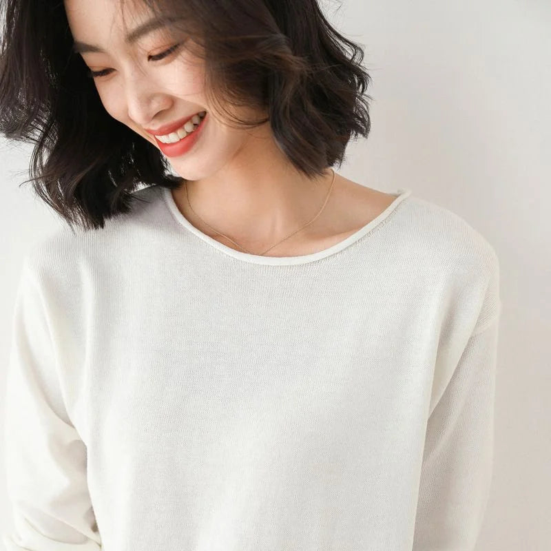 Fine-Gauge Wool-Blend Pullover — image 4