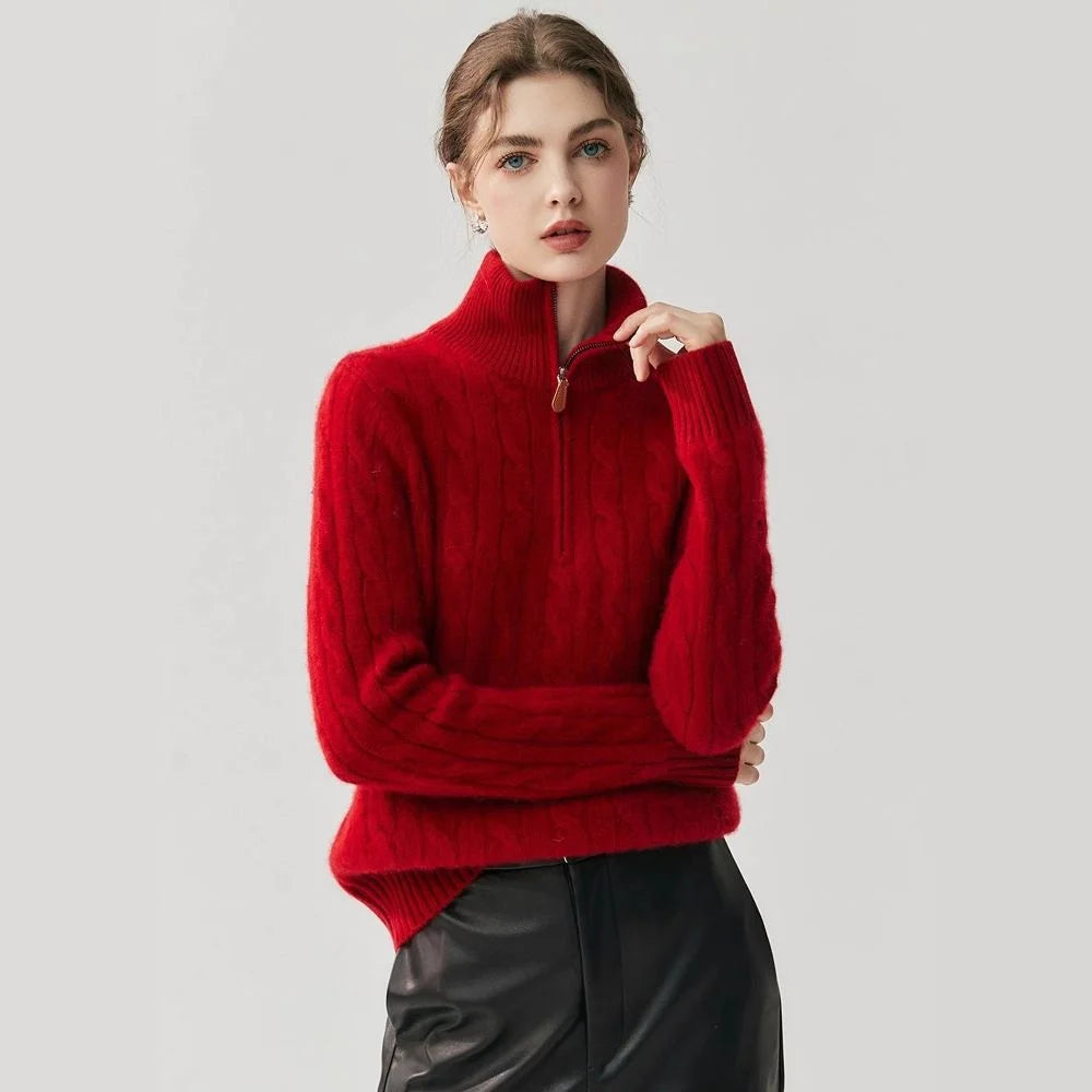Half-Zip Cashmere Sweater — image 5