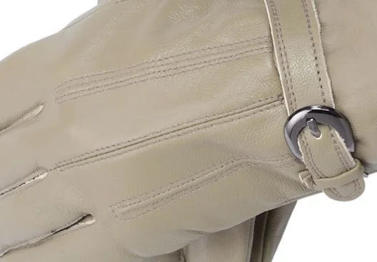 Sheepskin Strap-Cuff Glove — image 5
