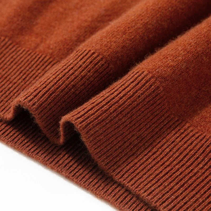 Cashmere-Blend Henley Sweater — image 6
