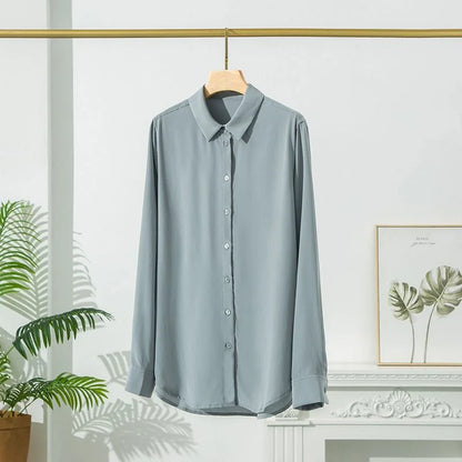 Soft-Collar Silk Shirt — image 6