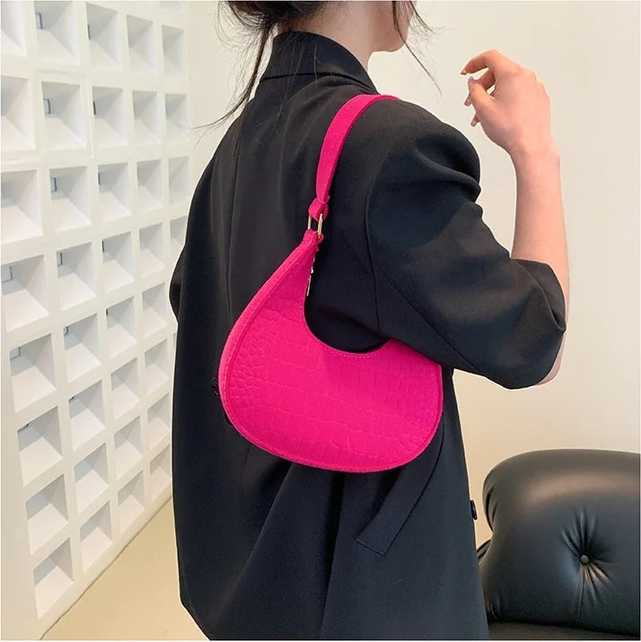 Felt Crescent Underarm Bag — image 7