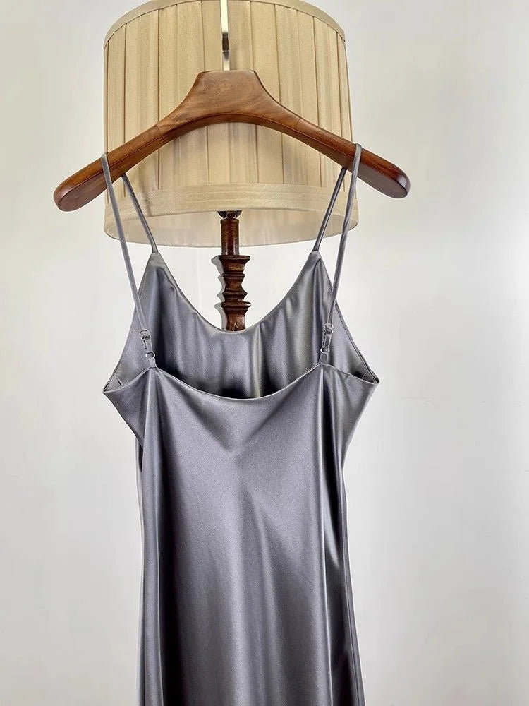 Bias-Cut Triacetate Slip Dress — image 8
