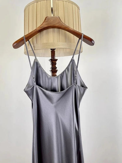 Bias-Cut Triacetate Slip Dress — image 8