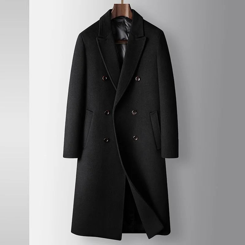 Down-Lined Wool Overcoat — image 6