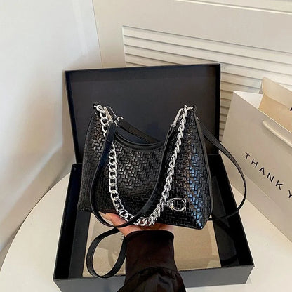 Woven Chain Underarm Bag — image 5