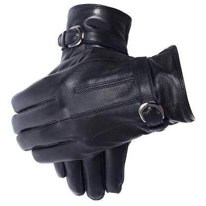 Sheepskin Strap-Cuff Glove — image 6
