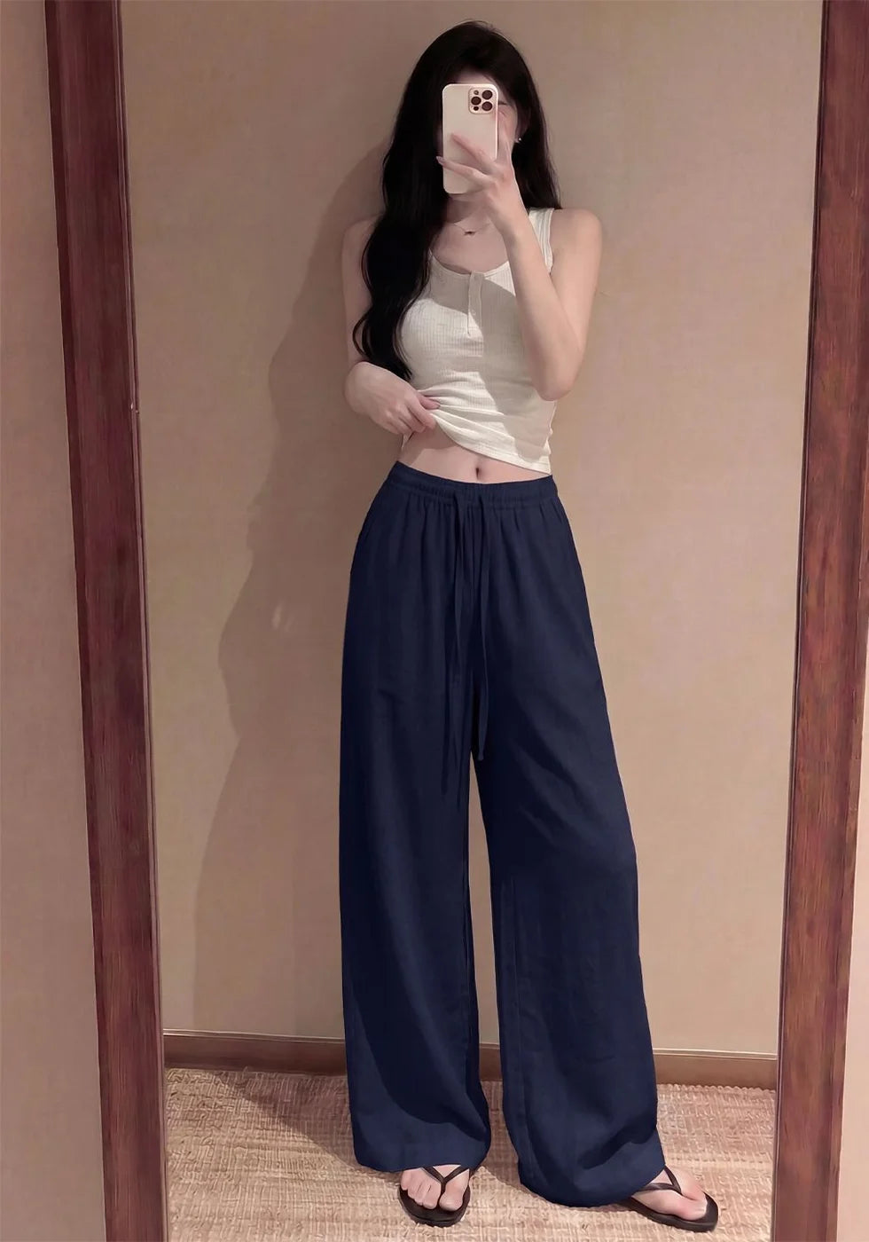 Lyocell-Blend Wide-Leg Trouser — image 5